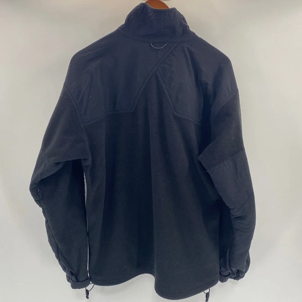 Columbia‎ Titanium Fleece Jacket Mens Large Black Full Zip Interchange Hiking L
